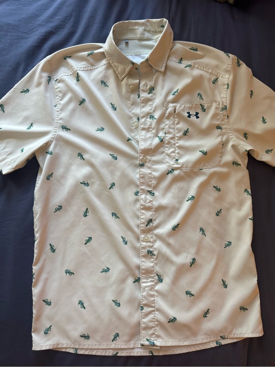 Under Armour Other - Under Armour Dockside Short-Sleeve Shirt for Men - Silt/Sonic Yellow - medium